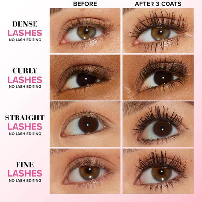 ✨Lengthening & Curling Mascara – Waterproof, Smudge-Proof Lash Booster