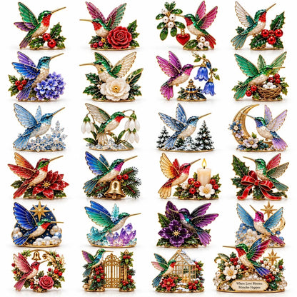 24 Days of Joy in Bloom — Hummingbird Christmas Garden Advent Calendar 2026