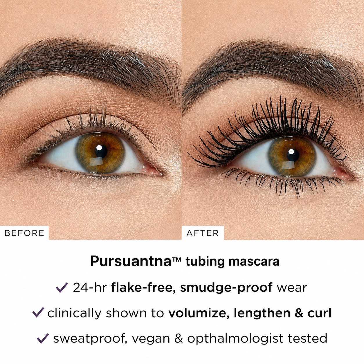 🔥Limited-Time Discount — Just $9.9 Each!🔥Pursuantna Tubing Mascara & Primer