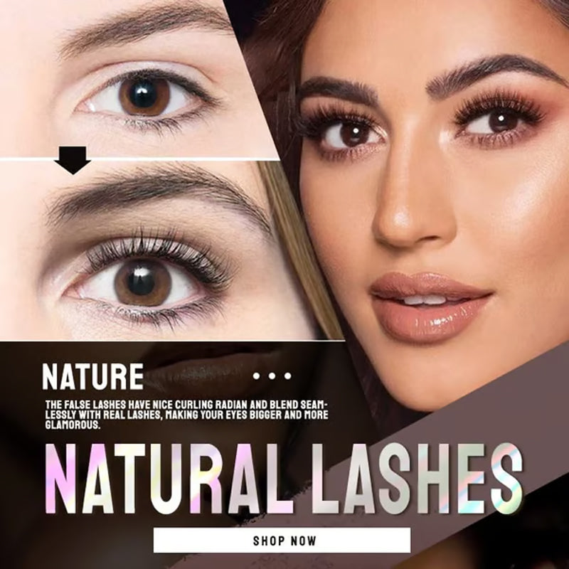 Reusable self-adhesive eyelashes