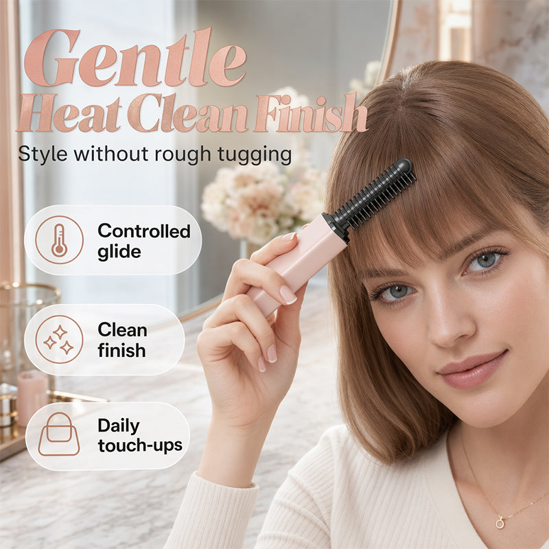 Portable Wireless Mini Hair Styler with Comb – More Volume & A Naturally Full Look